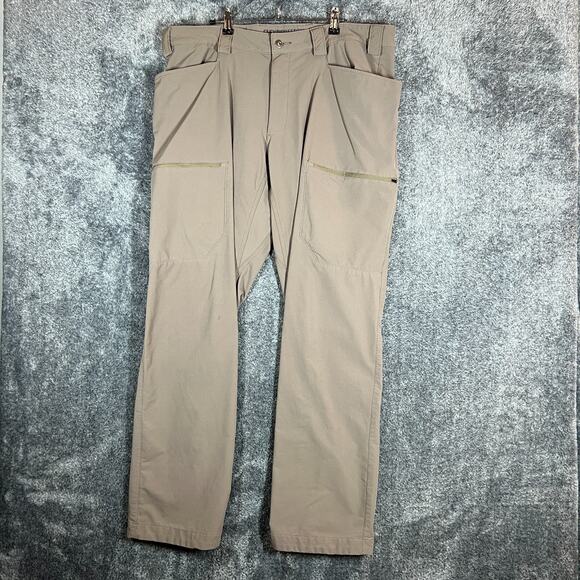 Duluth Trading Co Other - Duluth Trading Flexpedition Pants Mens 38x34 Brown Nylon Relaxed Fit Fishing